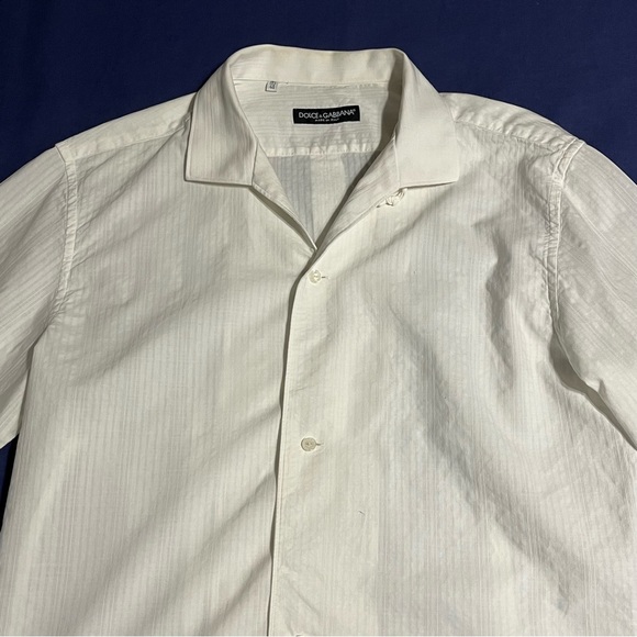 Dolce & Gabbana Other - Dolce & Gabbana camp collar white shirt